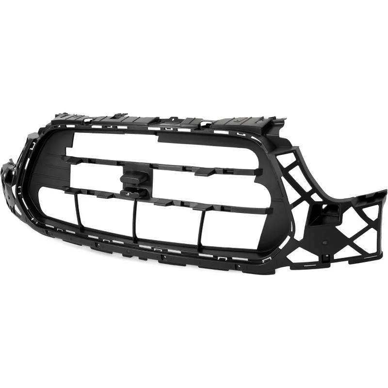 HECASA مصبغة التعزيز متوافق مع 2015-2019 فورد ترانزيتارجو فان المصد الأمامي شواء تعزيز تصاعد لوحة أسود