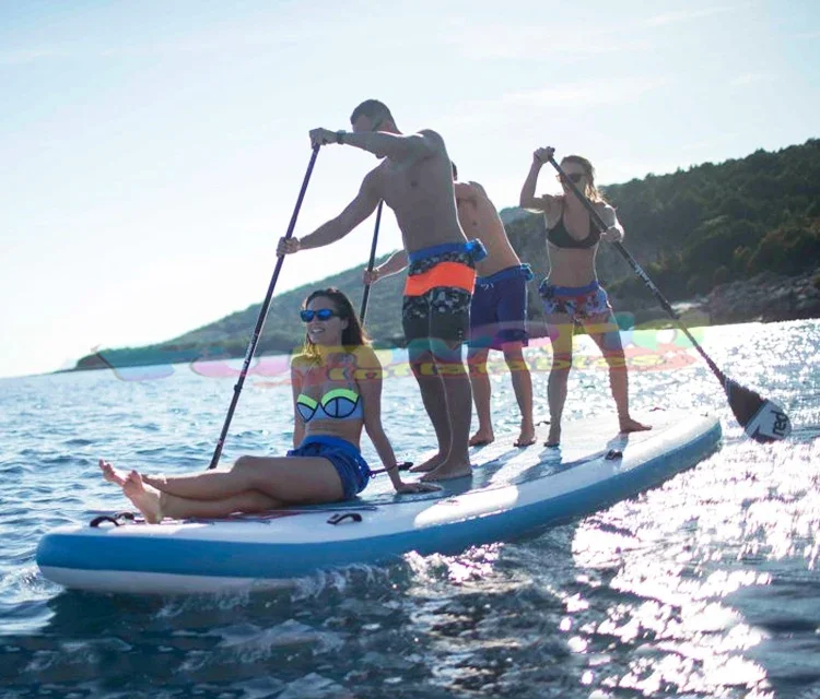 Tabla de remo inflable de stand-up para surf acuático de aventura, tabla de paddle para surf