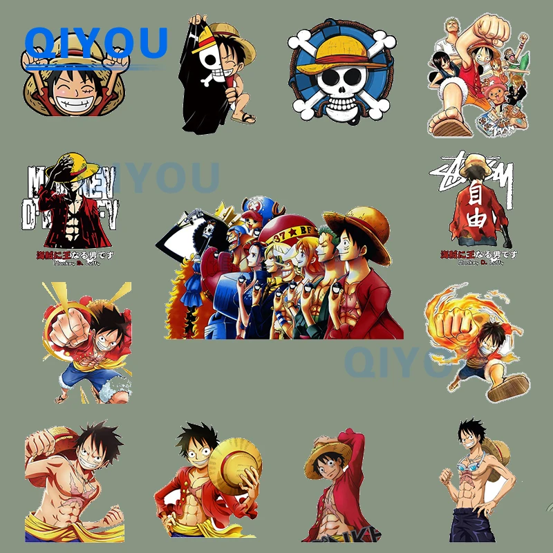 ONE PIECE Stickers High-quality Roronoa Zoro Monkey Luffy Car Stickers for PVC Decal for Car Body Windshield Pull Rod Boxes