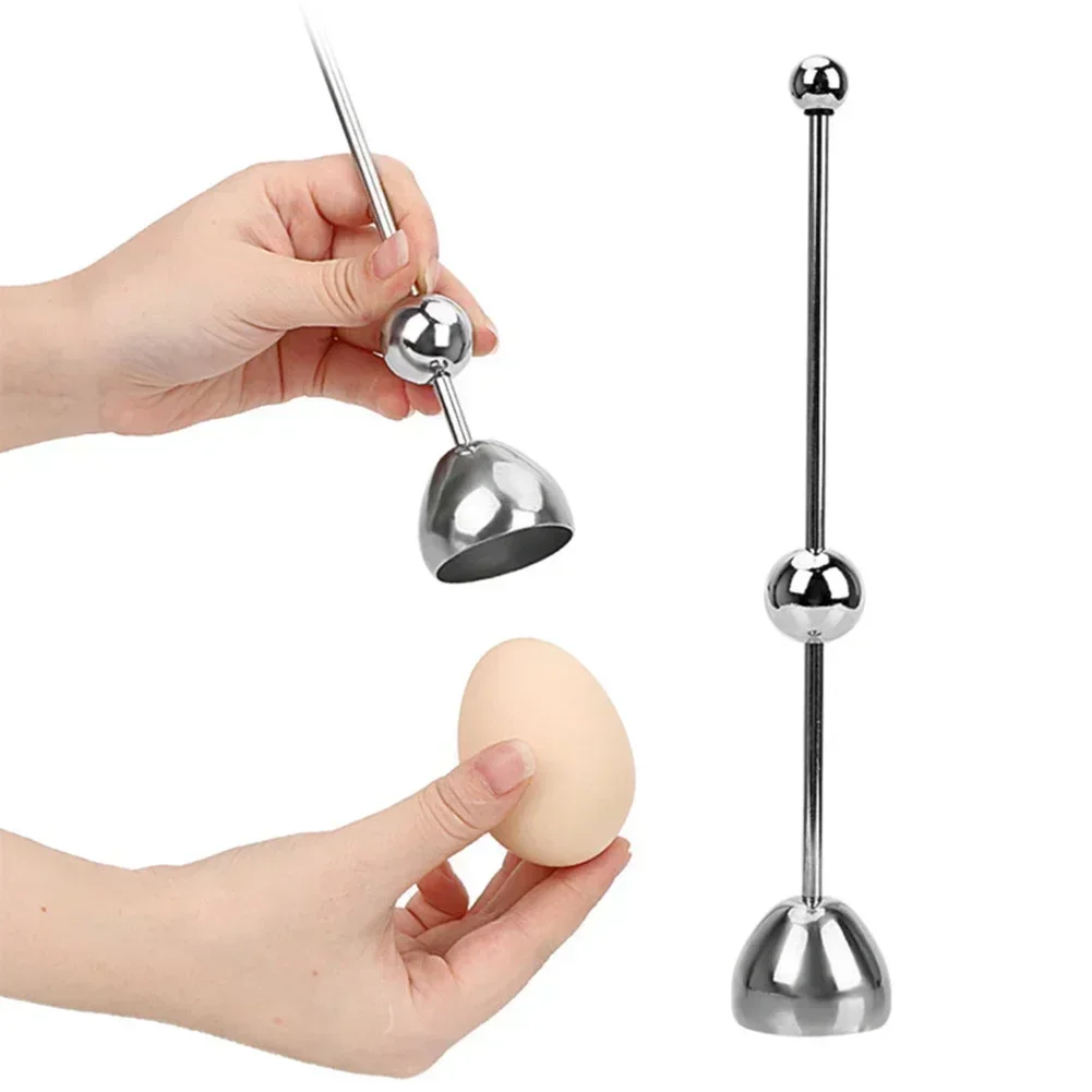 Egg Topper Cracker Egg Cutter Opener Scissors Shell Boiled Kitchen Tool Cooked Snipper Stainless Steel Break Beat Clipper