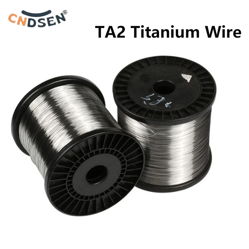 High Purity TA2 Titanium Wire Ti Welding Wire Hanging Tool Wire 0.2 0.3 0.4 0.5 0.6 0.8 1 1.2 1.5 2 2.5 3-6mm