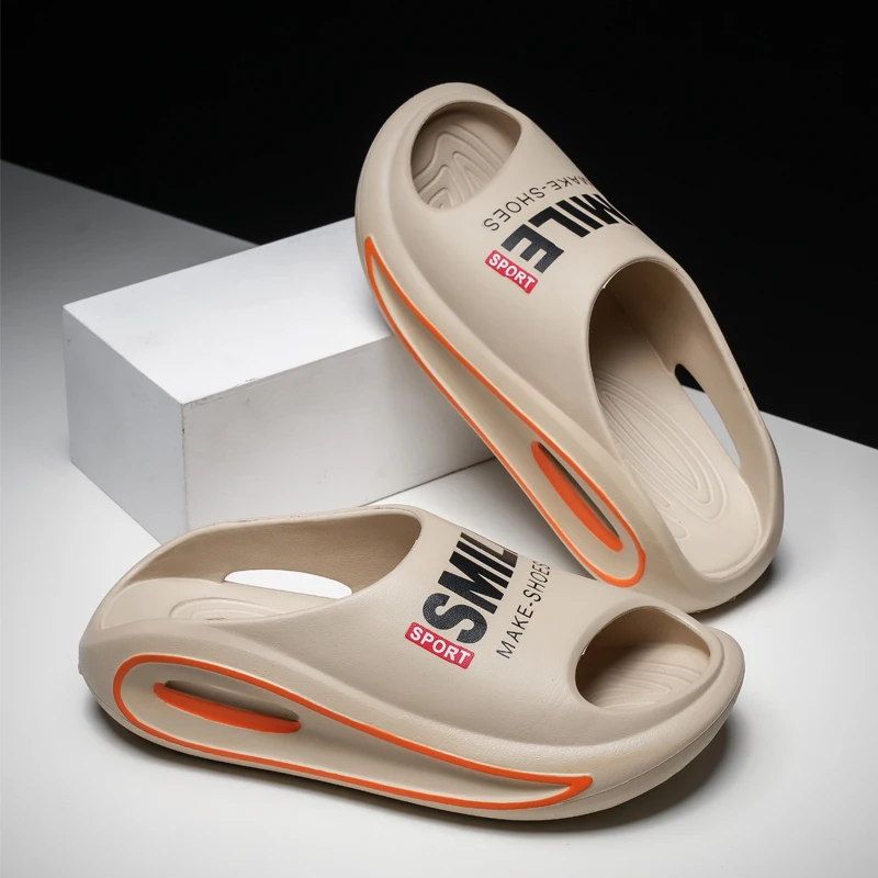 

Men's Non-Slip Beach Sandals with Lightweight Round-Toe Arch Support Design, Comfortable Eva Sandals Suitable for Everyday Street Style and Indoor/Outdoor Vacation Wear