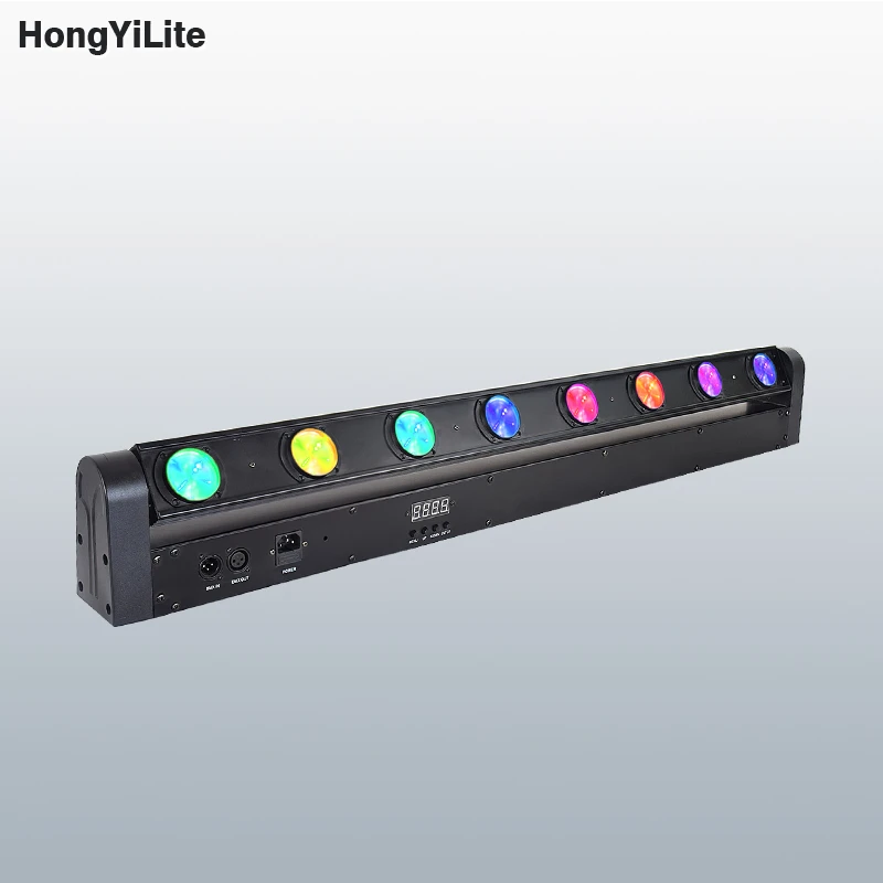 

Светодиодный луч HongYiLite 8x12 Вт RGBW 4IN1 2 ° Ультра узкий луч 38CH DMX Pixel Control с голосовой активацией для концертного лазерного шоу, ТВ