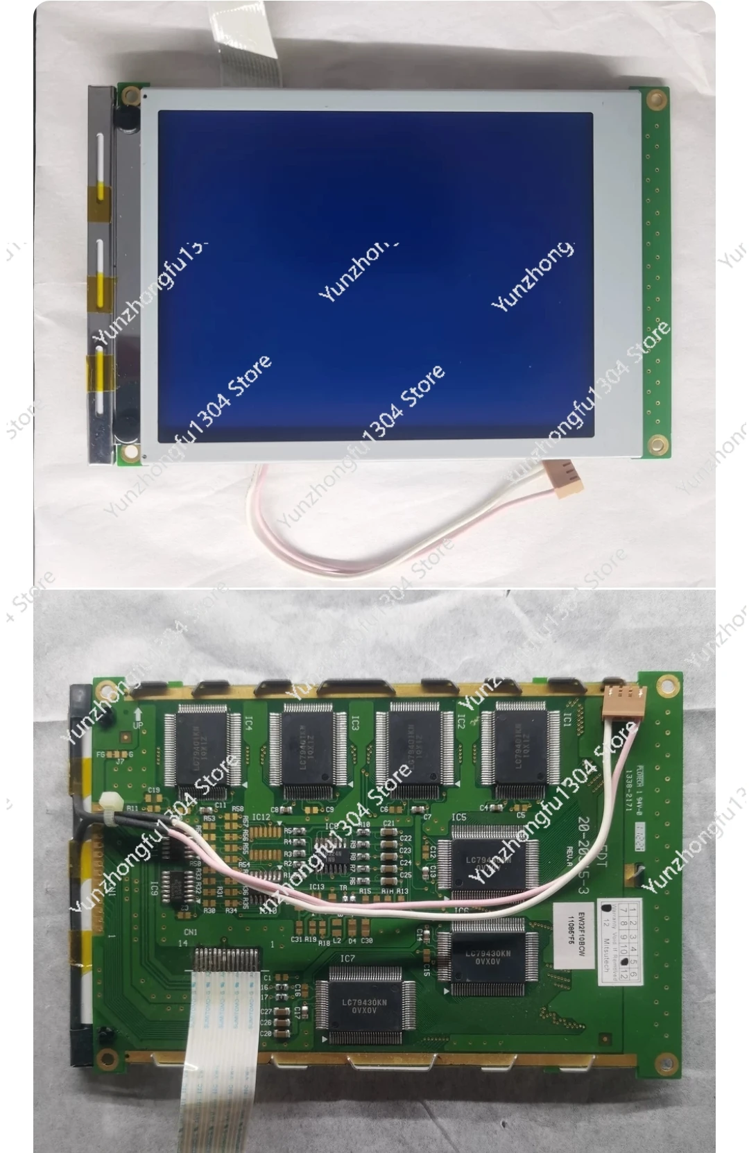 Original EDT 20-20315-3 injection molding machine Jinghua computer display 5.7 inch LCD screen EW32F10BCW