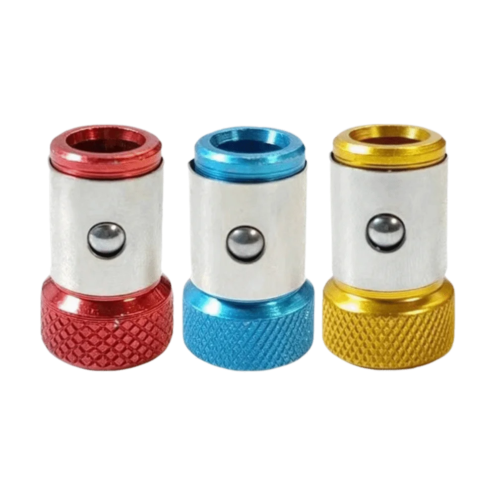 3pcs Anti-Slip Design Magnetic Ring Bit Durable Magnetic Magnetizer Ring Available At Both Ends High Performance