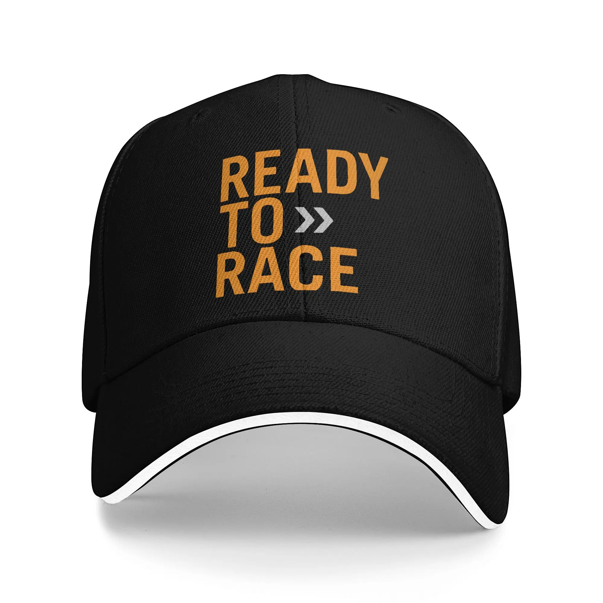 Ready to Race Sandwich Hat Men Women Hip-Hop Baseball Caps Motocross Bitumen Bike Life Hat Adjustable Fishing Hat Washable Hat