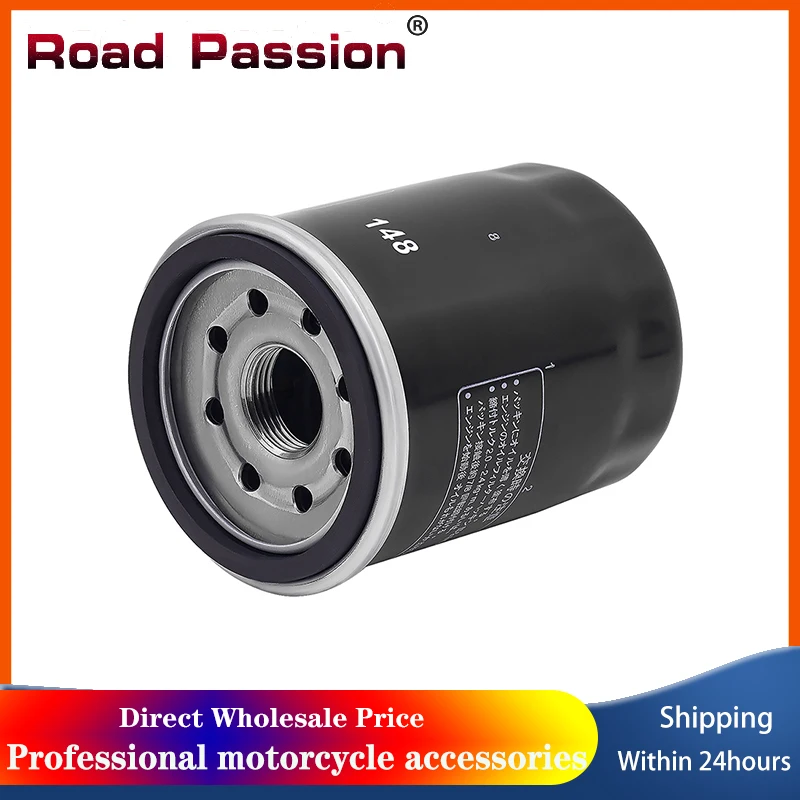 Road Passion Motorcycle Oil Filter For TGB ATV 400 425 450 500 525 550 Avenger Target Blade Outback For YAMAHA FJR1300 FJR 1300