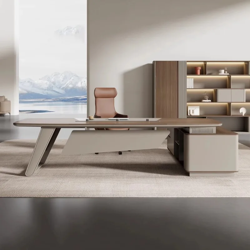 

Boss, President, Manager, Supervisor, Class Desk, Simple Modern Office, Light Luxury, High-end Office Desk