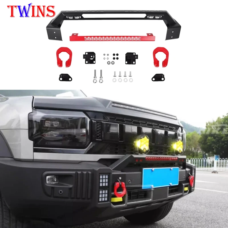 front bumper light bracket modification bumper spotlight Fit for JETOUR Traveler T2 2024 Automotive exterior decoration parts