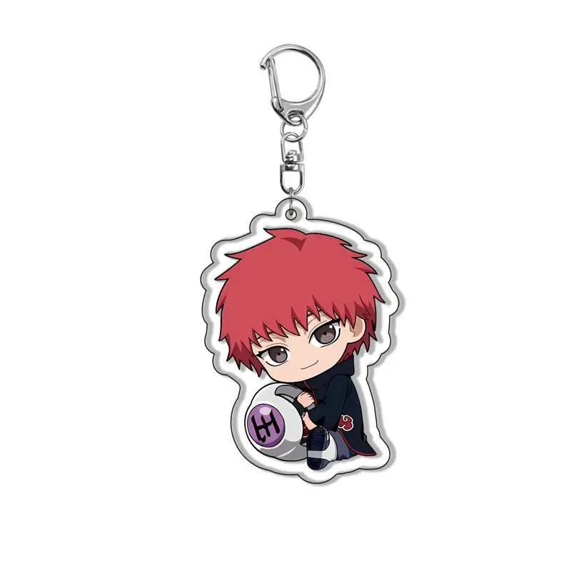 Naruto Shippuden Anime Acrylic Backpack Keychain Pendant Cosplay Accessory Uzumaki Naruto Figure Collectible Gift for Fans view 4