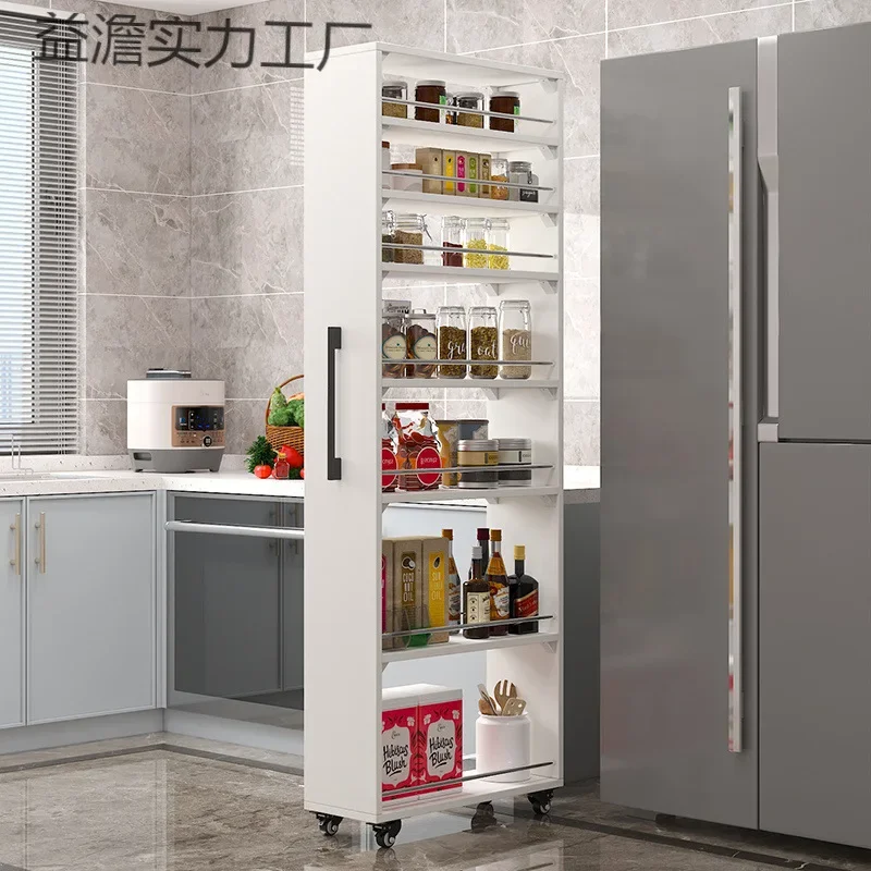 Seam cabinet, narrow cabinet, locker side cabinet, narrow side cabinet side pull large capacity and can be moved