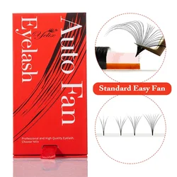 Yelix Lashes Easy Fanning Lash Extensions Super Matte Soft Mega Volume Lash Extensions D Curl  8-15mm Mixed Tray Bloom Lashes