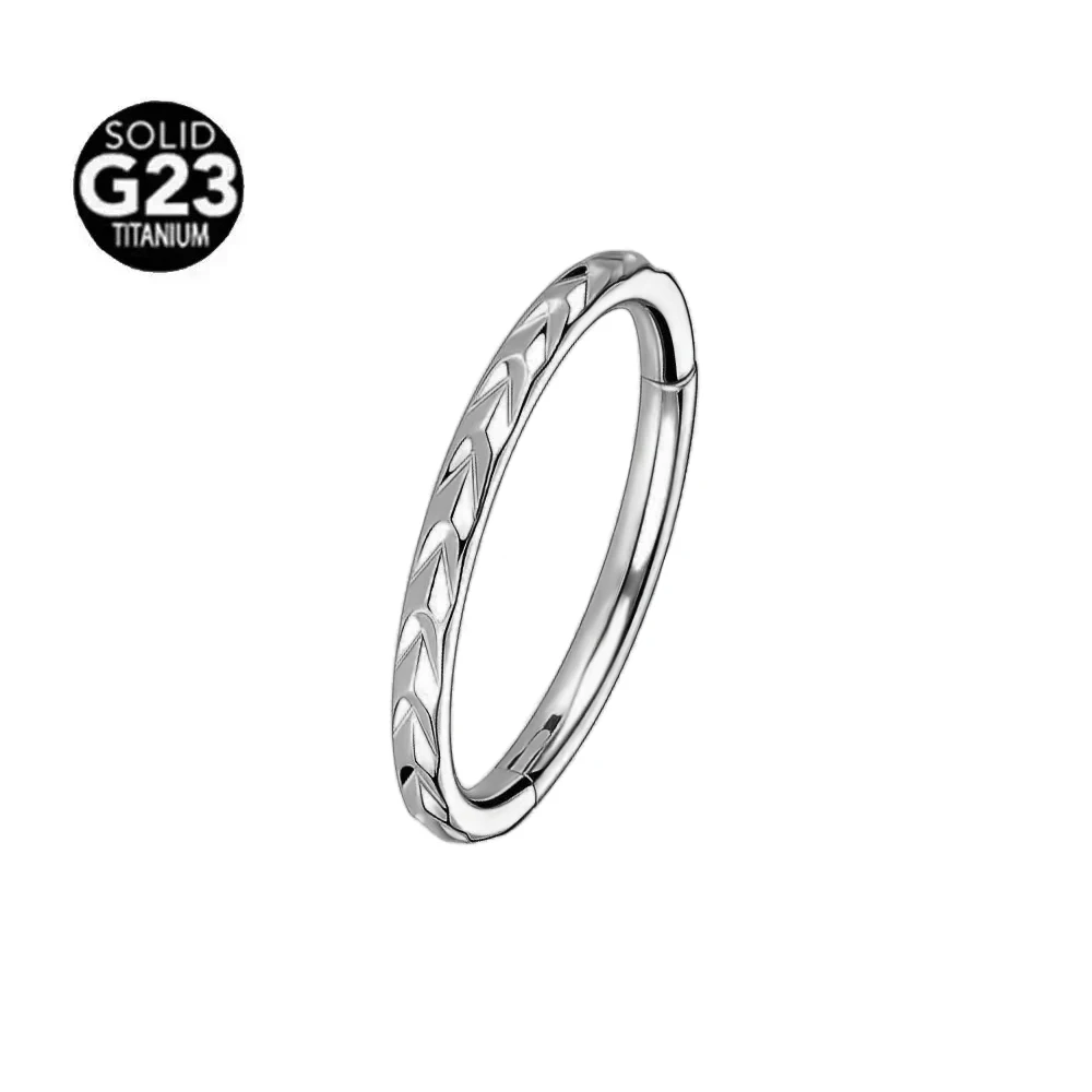 G23 Titanium Moon Septum Nose Ring