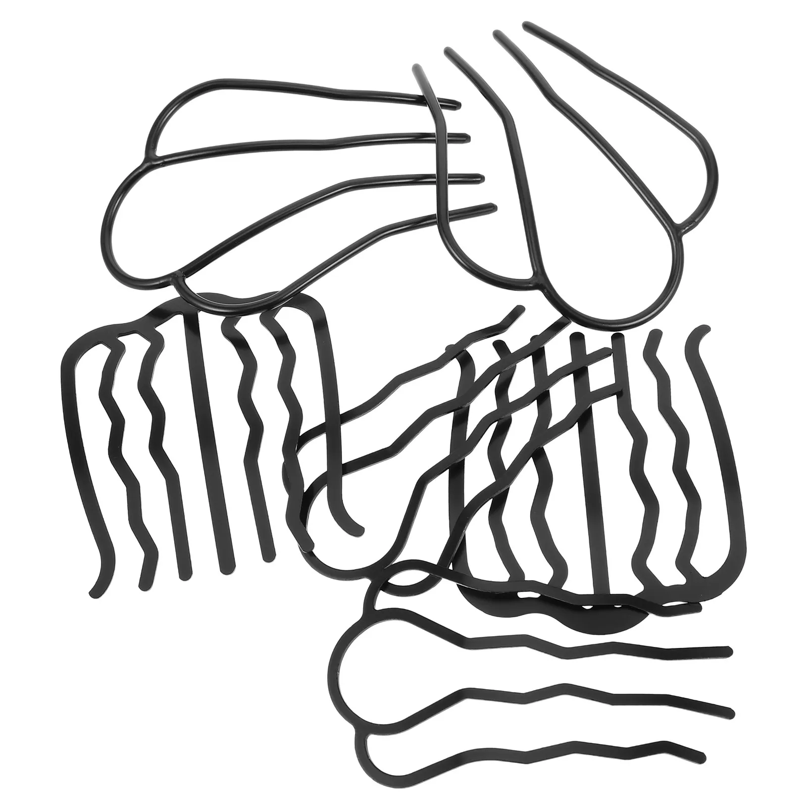 

Набор из 6 металлических заколок для волос U-образной формы для причесок-пучков, винтажные элегантные аксессуары для свадебных и праздничных причесок для невест и подружек невесты