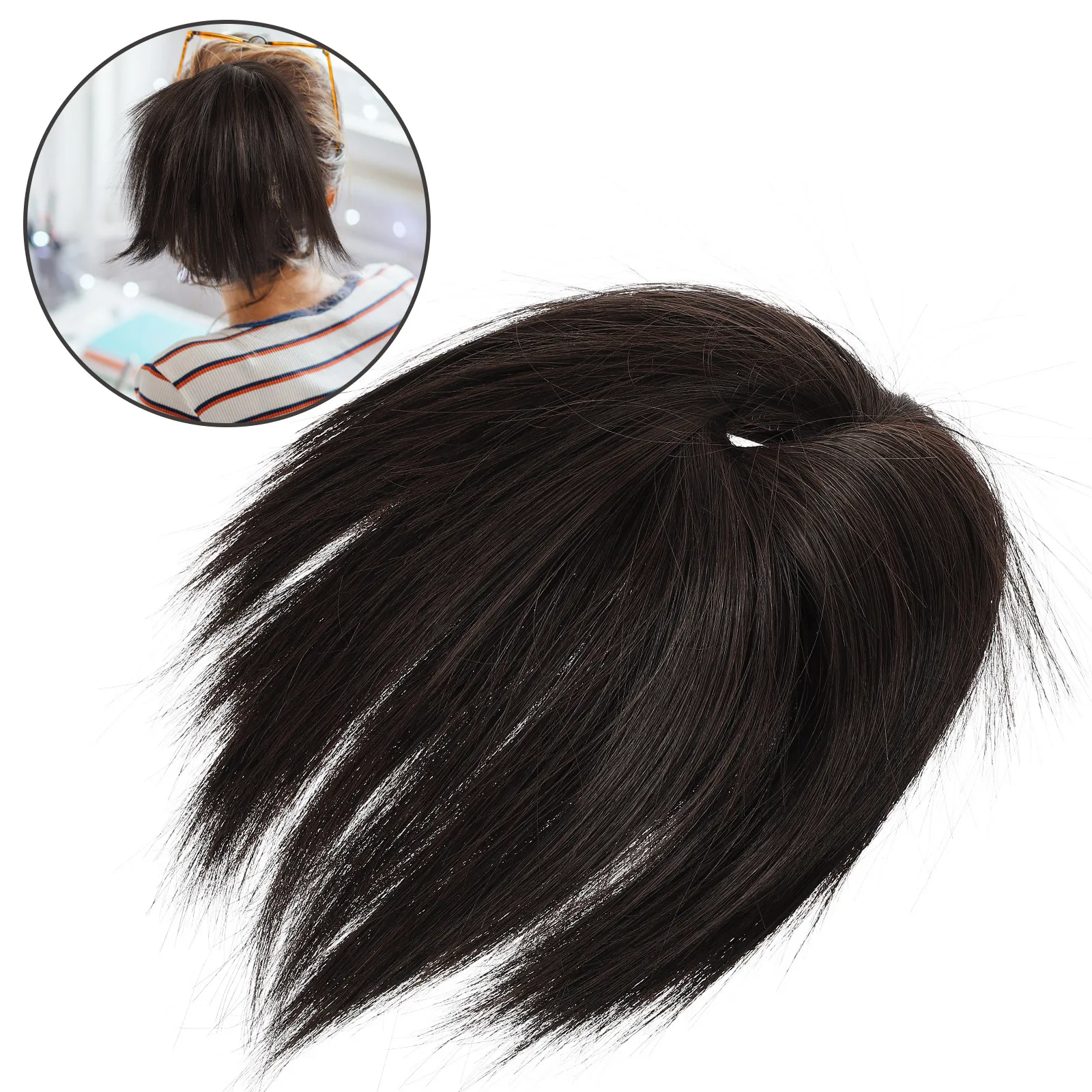 Updo Hairpiece Bun Hairpiece for Women Messy Bun Hair Extensions Hair Band Accessory Create Beautiful Natural Buns Instantly