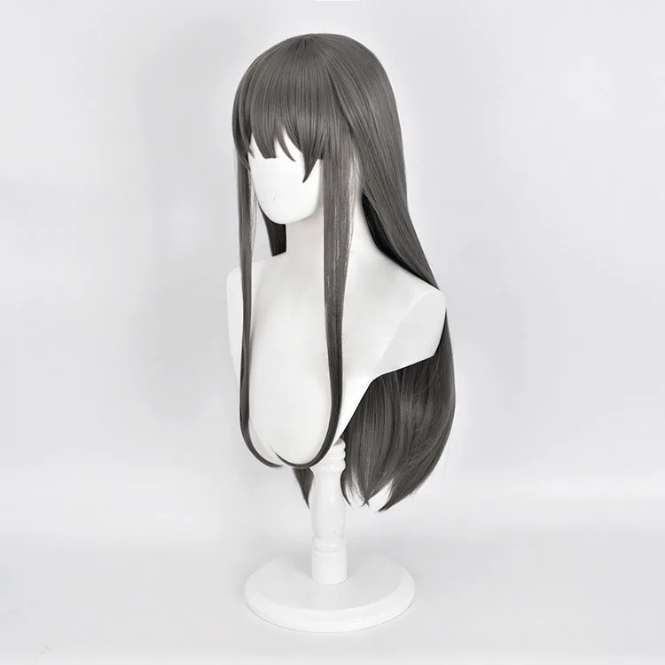 Boy With A Pig's Head In His Youth Won't Dream Of The Wig Of The Cosplayer School Senior Maki Who Looks Like A Real Human Scalp.