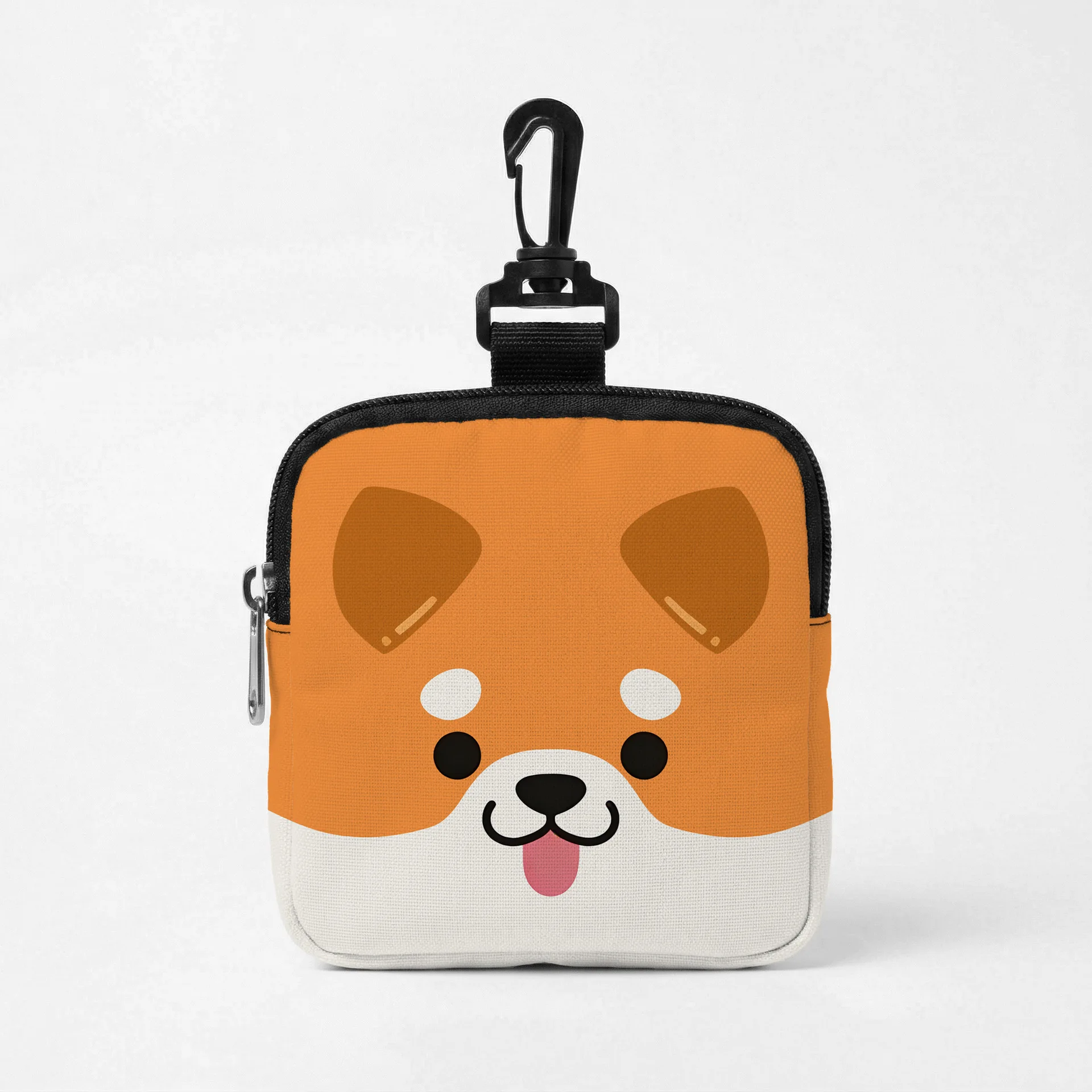 New cartoon cat food bag, dog paw print dog food bag, animal snack bag, portable dog food bag for going out, pet snack bag view 5