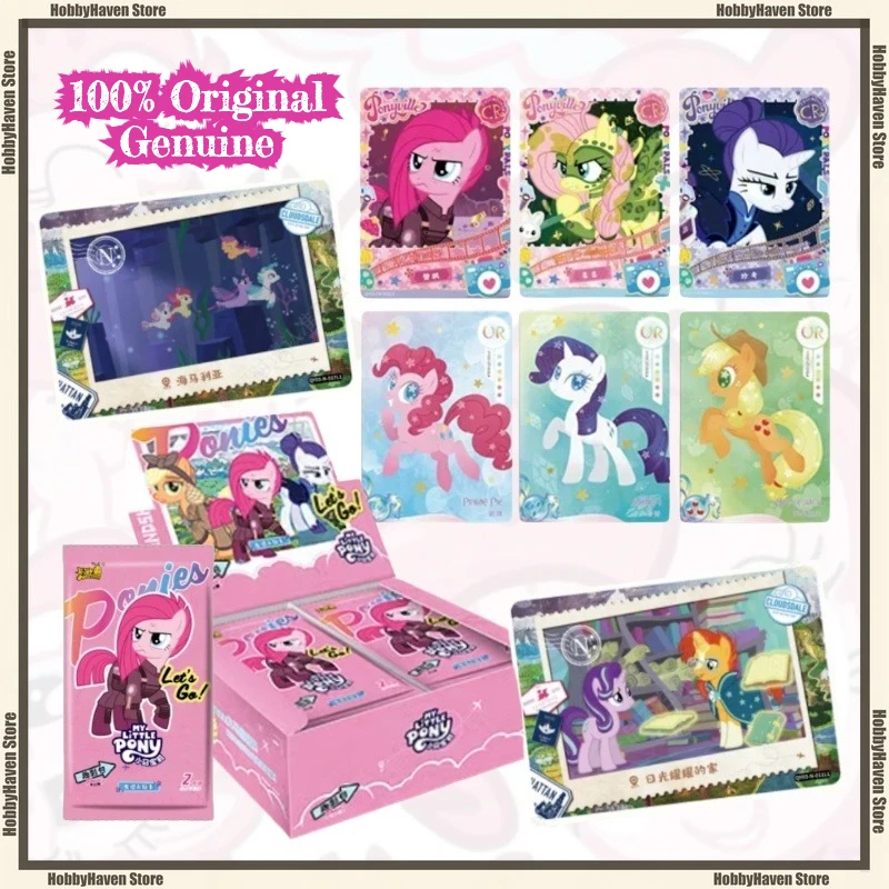 

В наличии Card Tour My Little Pony Fun Movie Pack часть 3, вечная карта дружбы CR Card, коллекция игрушек для девочек, подарок