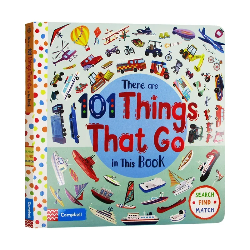 There Are 101 Things That Go In This Book, Children's books aged 3 4 5 6, English Popular science picture books,