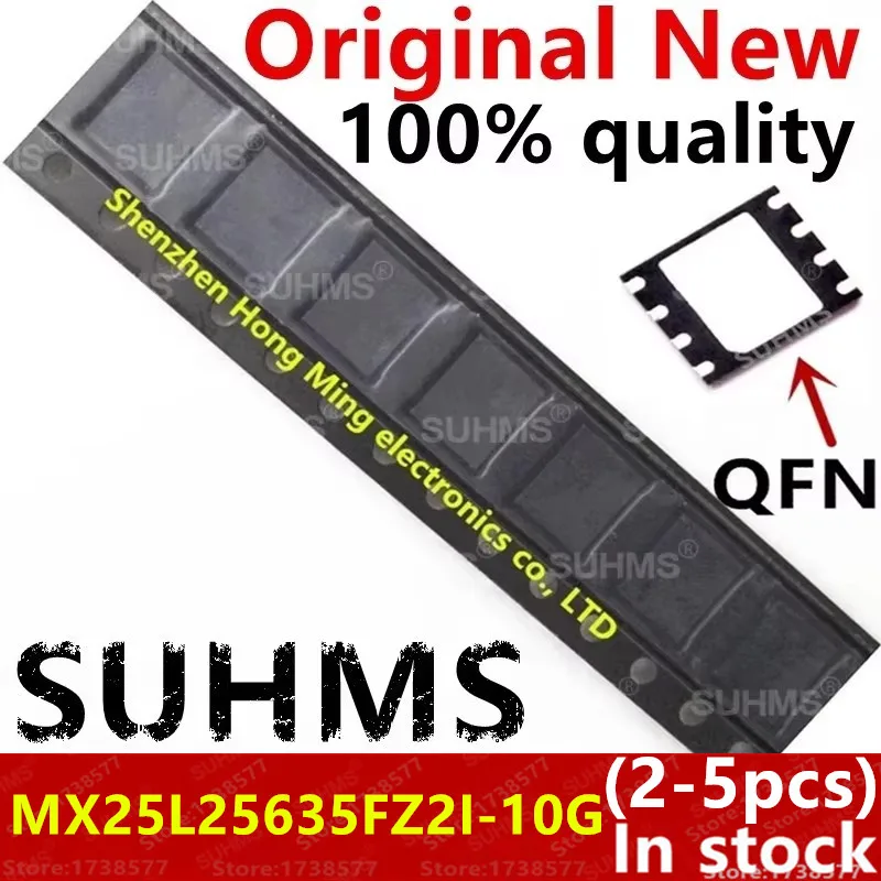 (2-5 Stück) 100 % neu MX25L25635FZ2I-10G MX25L25635FZ2I 10G QFN-8