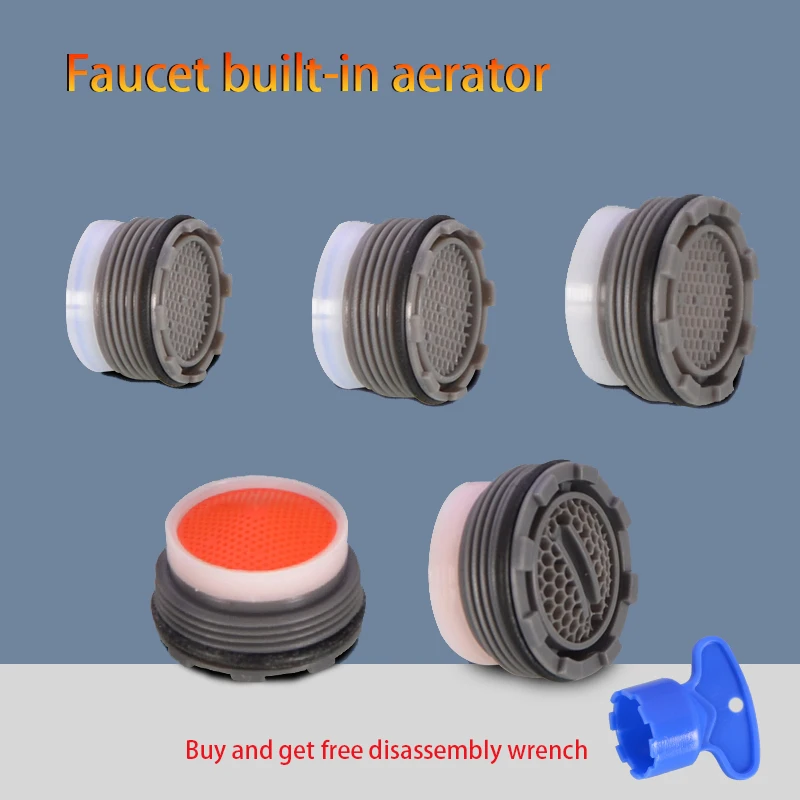 

2 шт., пластиковый аэратор для ванной комнаты, барботер, внутренний сердечник, аксессуары для смесителя с внутренней резьбой, запасные части, фильтр, кухонная насадка, фильтр
