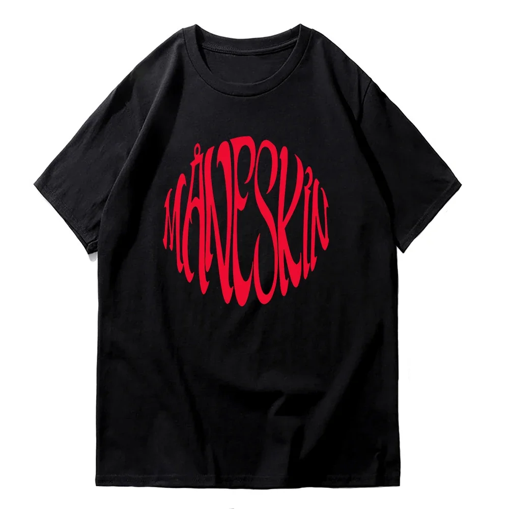 Maneskin T Shirt New Summer Fashion Women/Men Casual O-Neck Hip Hop T-Shirt Male Harajuku Kawaii Cotton Tee Shirt Tshirt Tops