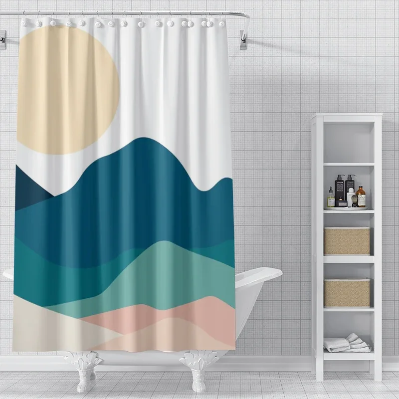 Home shower curtains for bathroom waterproof fabric Modern Nordic style bathroom Curtains shower curtain 180x200 240x180