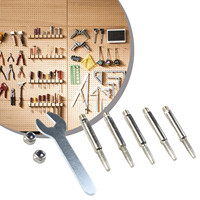 Diamond Coated Grinding Head 4-5.5mm for Chainsaw Sharpener and Stone Carving Tools with 6pcs Set and Wrench Included