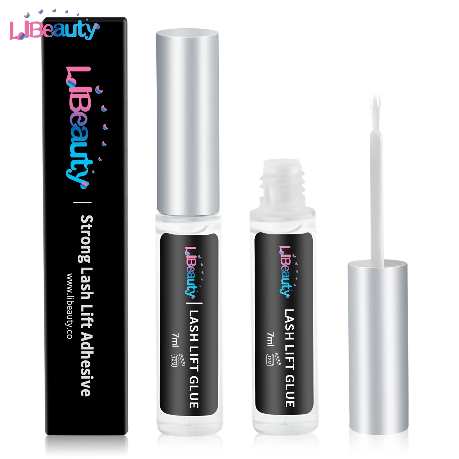 Libeauty 2 pçs 7ml forte lash lift cola lash levantamento adesivo claro cílios levantamento extensão cola super cílios ferramentas