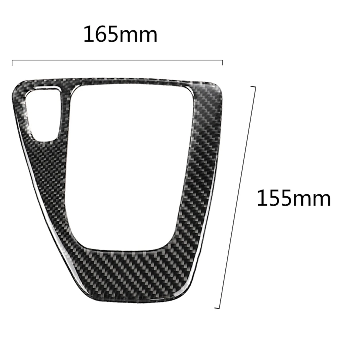 

2 Pcs Car Accessories: 1 Pcs Center Control Gear Shift Panel Decorative & 1 Pcs Car Steering Wheel Decoration Cover Trim