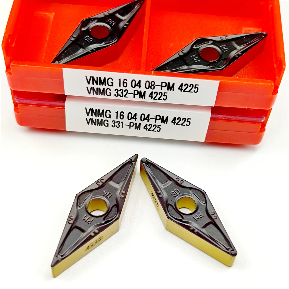 VNMG160408 PM 4225 Carbide Insert VNMG160404 PM4225 Indexable Metal CNC Cutting Turning Tools High Quality VNMG 160404/160408