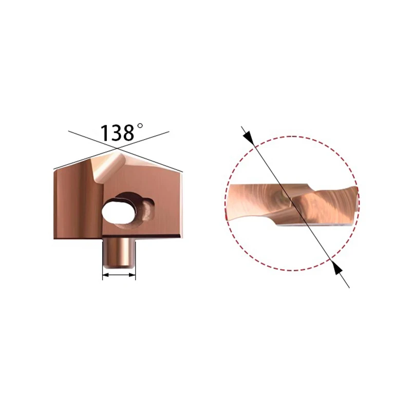 Imagem -05 - Hcd Carbide Tungsten Steel Inserts Inserções de Aço Adequado para Jcd Crown Drilling Brocas de Alta Precisão Alta Eficiência