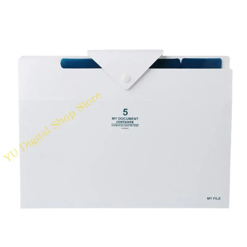 

96BA 5 layer Expanding File Folder Organ Bag Paper Hold Document Folder
