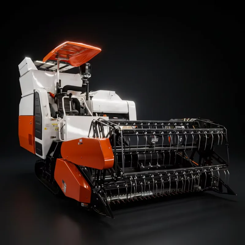 Crawler Bean Harvester Hydrostatic Drive 0.19-1.1hm H Soybean Wheat Rice Combine Farm Equipment OEM Customized