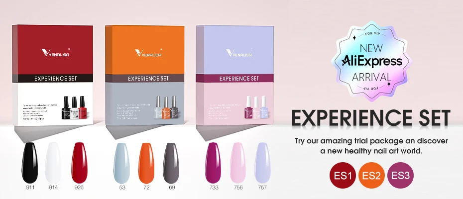 Venalisa Soak Off Gel-Nagellack, neue Serie, vollständige Abdeckung, Farbe, 7,5 ml, Nagel-UV-Gel-Nagelgel-Lack-Lack für CANNI-Gel-Maniküre – Detail 2
