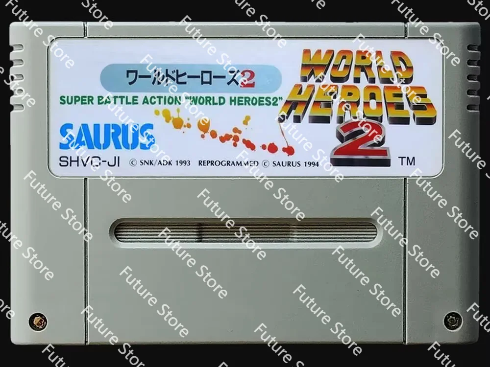

16-битные игры ** World Heroes 2 (версия Japan NTSC!!)