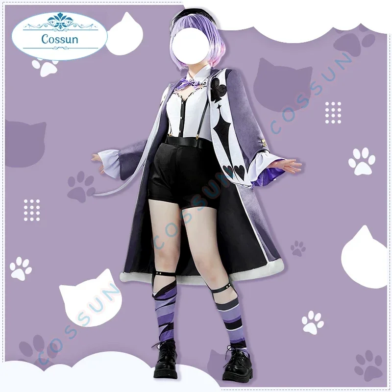 [Customized] Hololive VTube Nekomata Okayu Cosplay Costume Halloween outfits Women New Suit Uniform