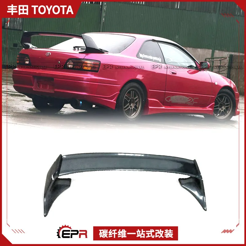 

Suitable for 94-98 Toyota Corolla Levin AE110 Carbon Fiber TRD rear wing modification, spoiler fixed wind wing