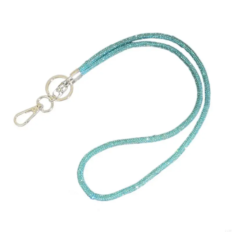 Schillernde Strasssteine ​​Crystal Phone -Riemen modische Crossbody -Kette für Handys – Detail 1
