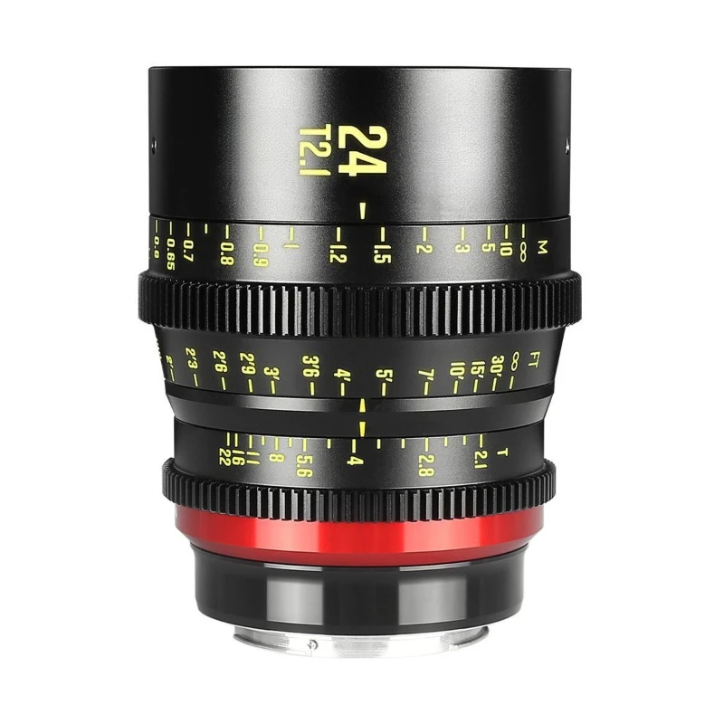 

24mmT2.1 full-frame movie lens, suitable for ZCAM, Panasonic S1H, Canon, Alai and other cameras