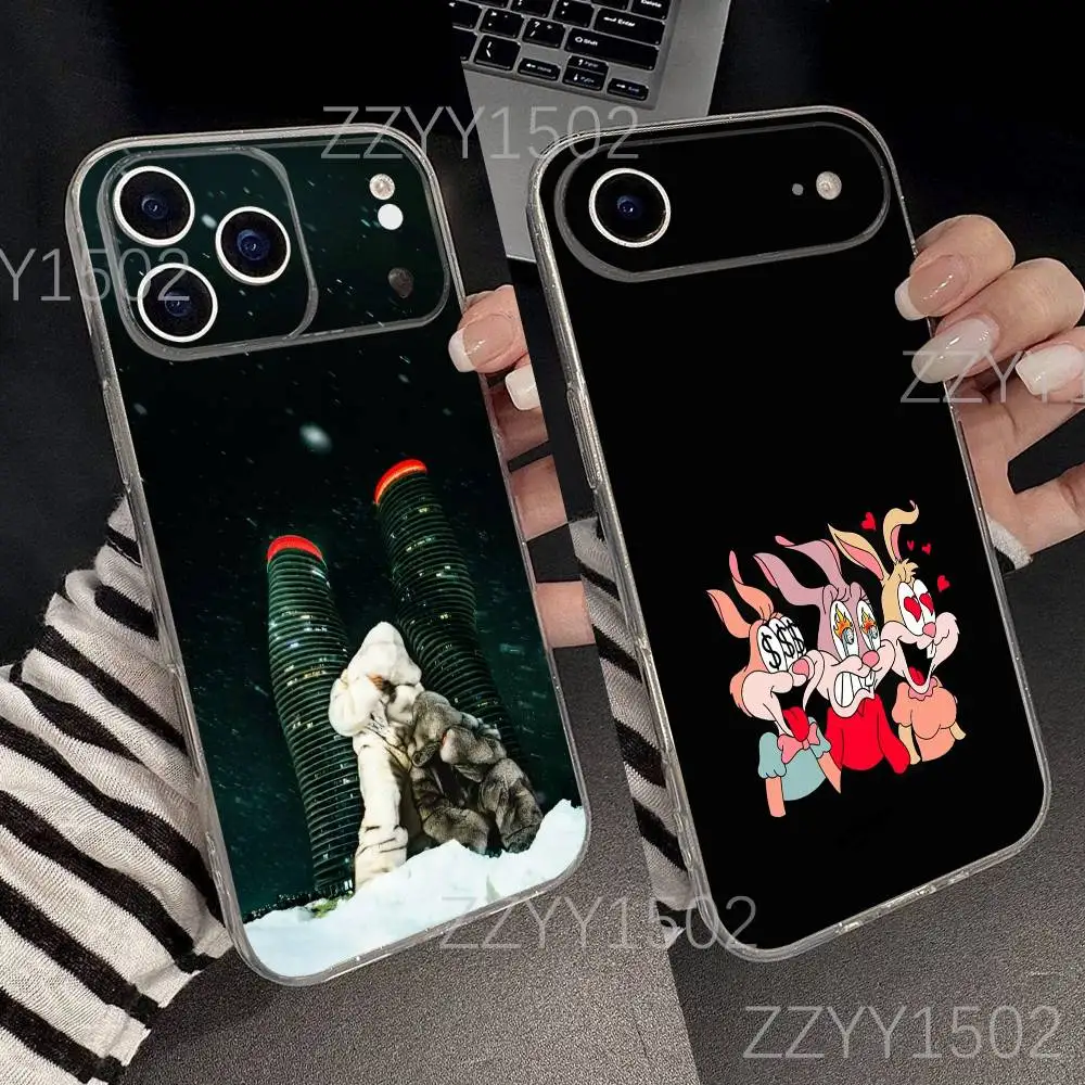 حافظة هاتف Rapper D-Drake بقيمة 4 دولارات أمريكية لهاتف iPhone 17,16,15,14,13,12,11 Pro,Max,Plus,X,XS,XR,SE4,E Mini شفافة ناعمة