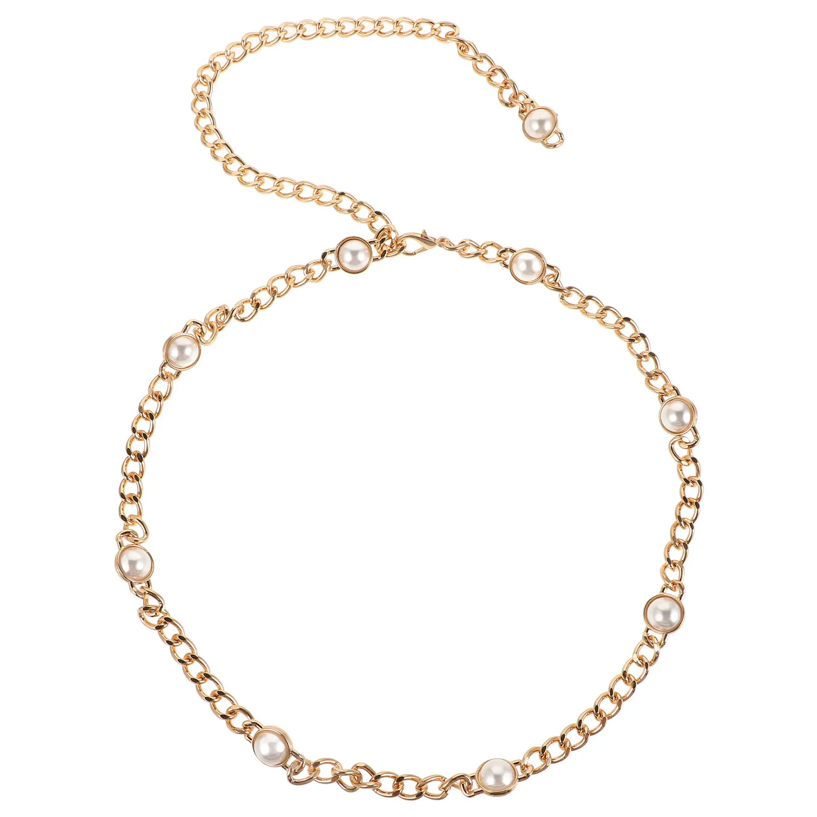 Pearl Waist Chain for Women – Adjustable Body Jewelry, Elegant Belt for Formal & Casual Outfits