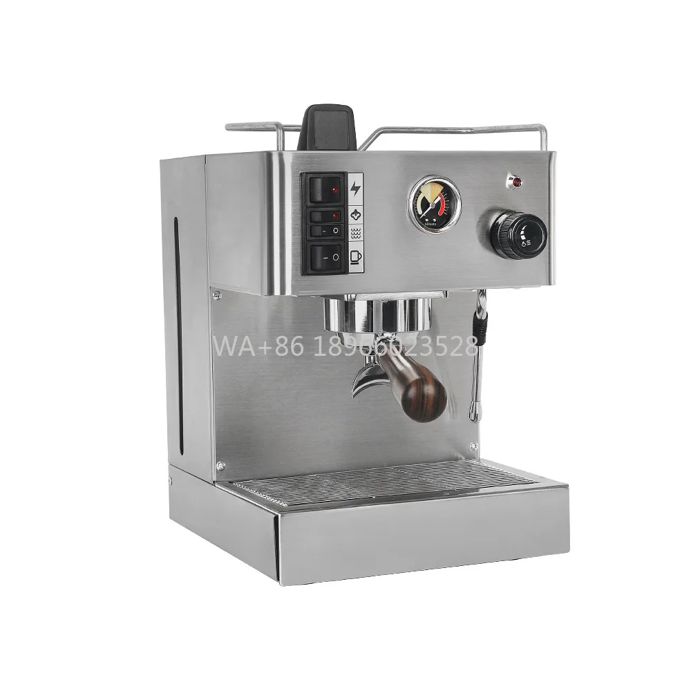 

Steel Coffee Making Equipment for Commercial 9bar Extraction Semi-Automatic Espresso Coffee Machine Stainless