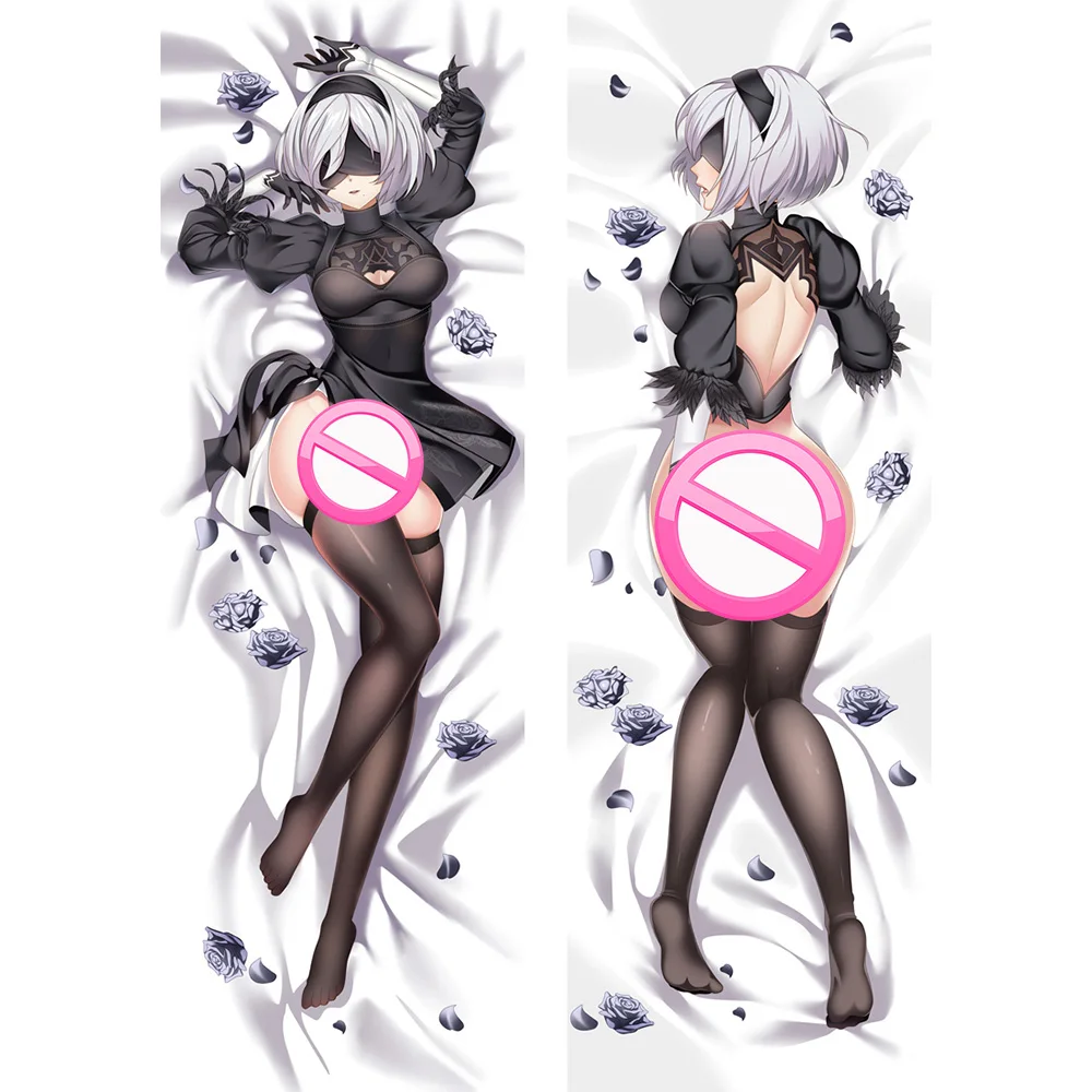 Anime Game Nier Automata Yo Rha No. 2 Type B 2B Dakimakura Body Pillow Case Bed Decor Sleep Hing Pillowcase