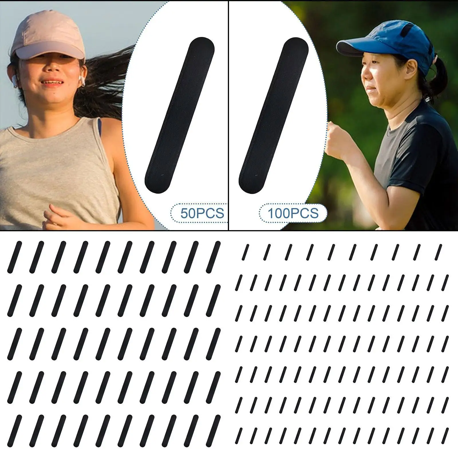 Hat Sweat Liner Non Woven for Hats and Collar Protector Cap Sweat Guard for Golfing Hard Hat Baseball Caps Sun Hats Outdoor view 3