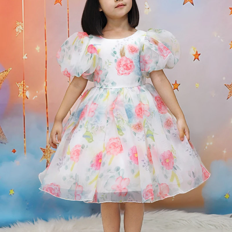 Girls' Black Velvet Dress 2025 Spring and Autumn New Gorgeous princess dress Splicing Texture Dress 5-6 7-8 9-10 Years Old