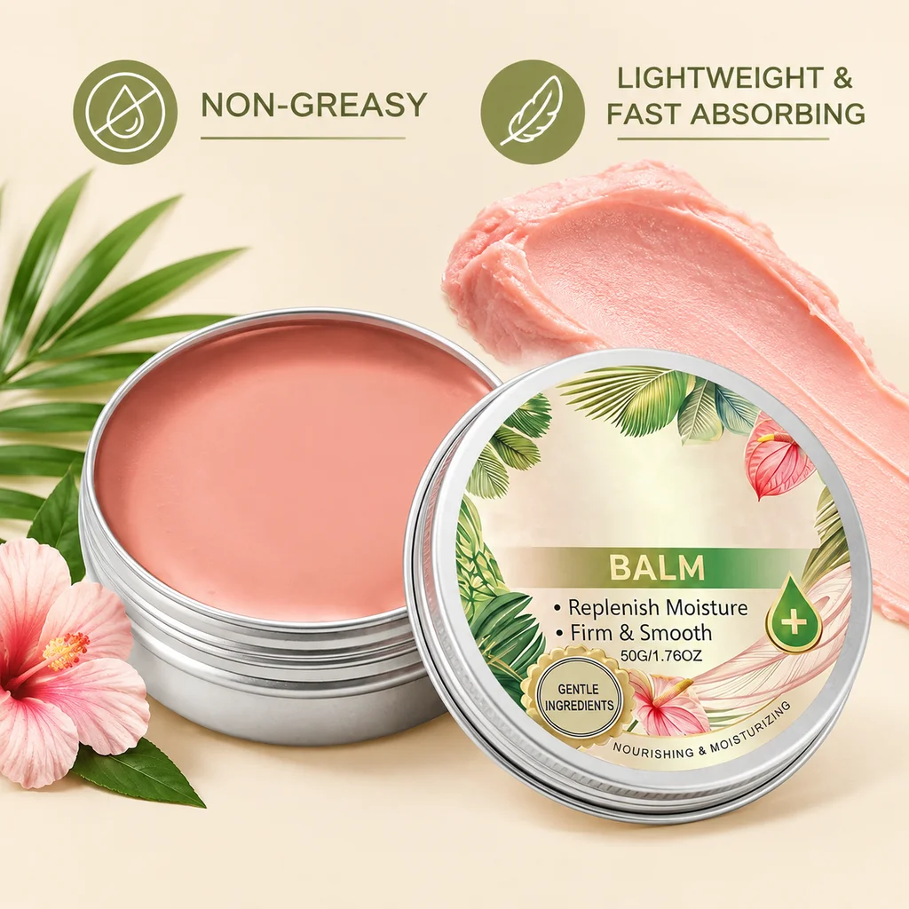 Plant Extract Skin Balm Protect Skin Gentle Moisturizing Hydrating Non-Greasy  Skin Care Cream For Face Body Sensitive Skin
