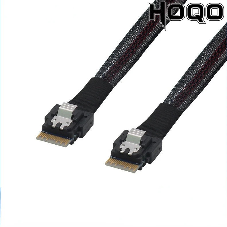 Mini SAS Cable SlimSAS cable SFF-8654 to SFF-8654 MiniSAS4.0 кабель для передачи данных