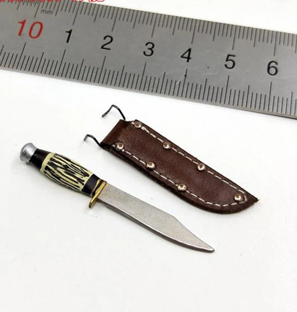 DID A80144 Scale 1/6 WWII US Army Ranger Sniper Toys Model Dagger Knife With Holster For 12inch Doll Soldier Collect