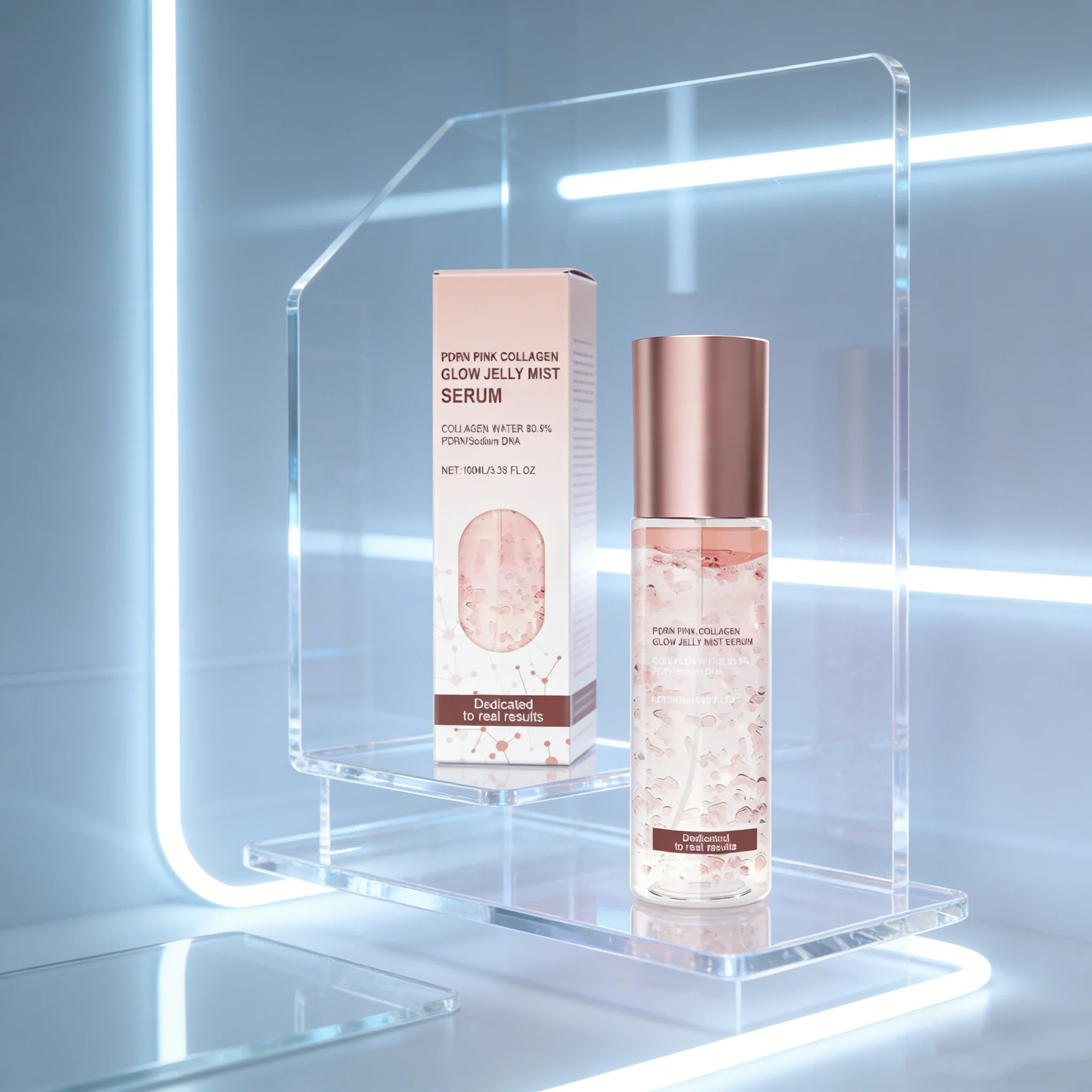 

New Face Essence Serum Spray Fine Lines Remover For Dry Skin Lasting Tightening Deeply Moisturizing Facial Essence Tonner 100ml